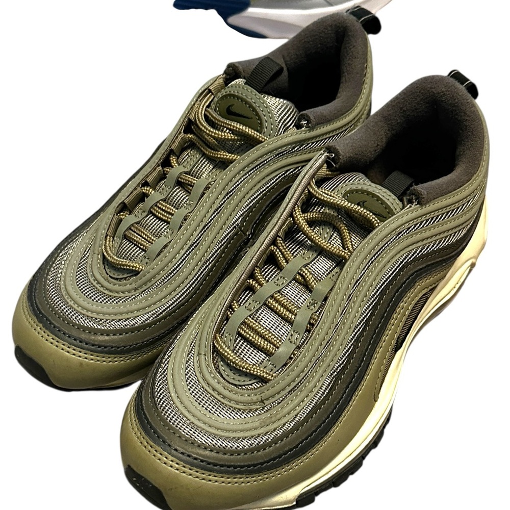 Nike Air Max 97 Women's Shoes Neutral Olive-Sequoia DO1164-200 Size 6.5 EUC